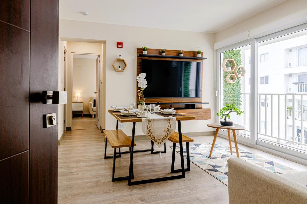 Peaceful 2Br Apartment W Balconies N Parking Лима Экстерьер фото